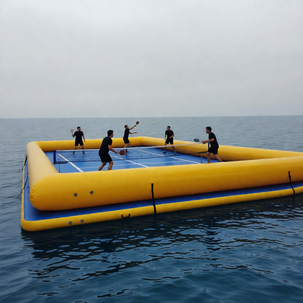 Inflatable court
